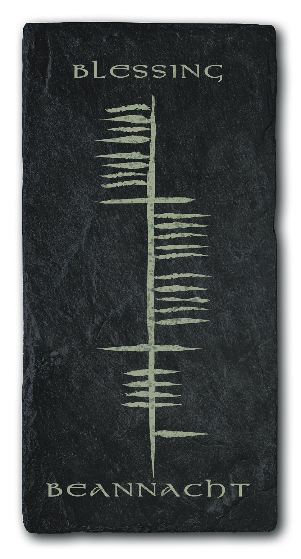 Blessing Ogham Slate
