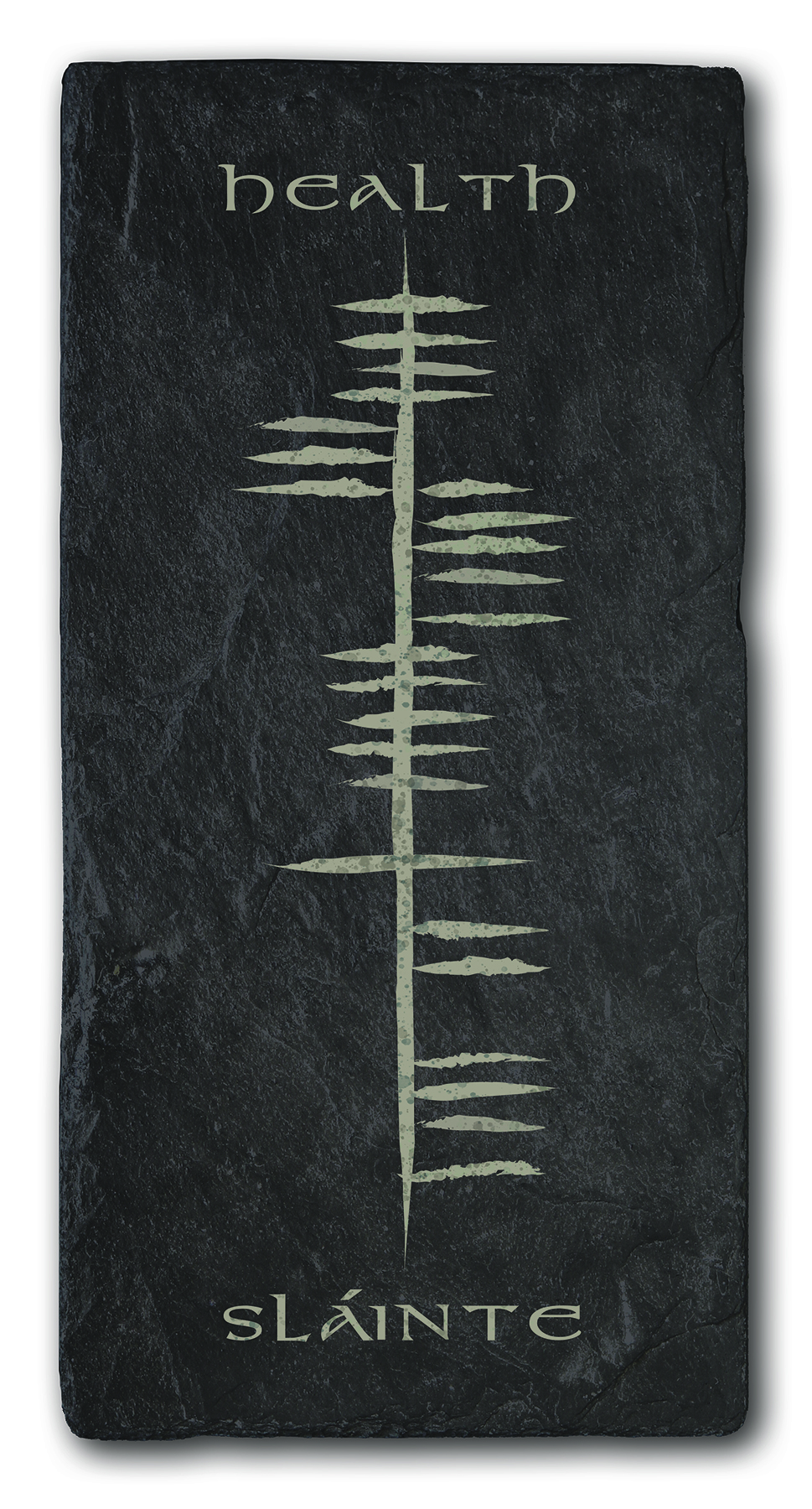 Health Ogham Slate