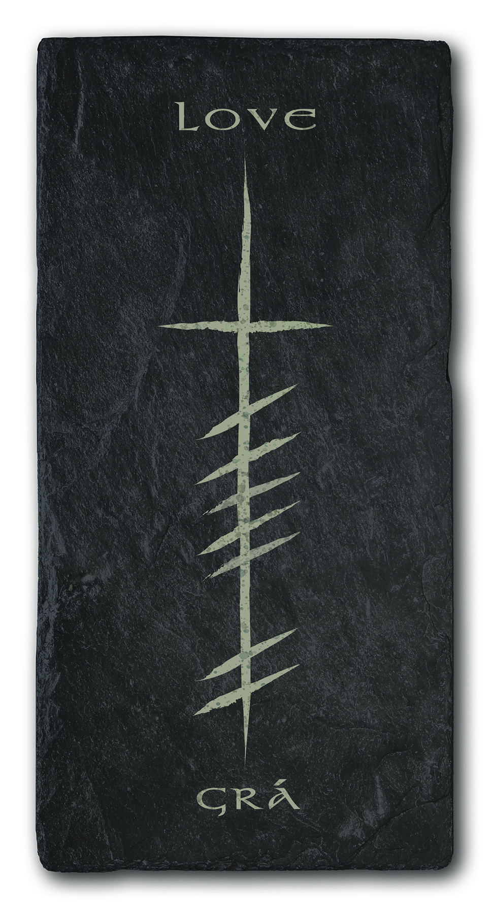 Love Ogham Slate