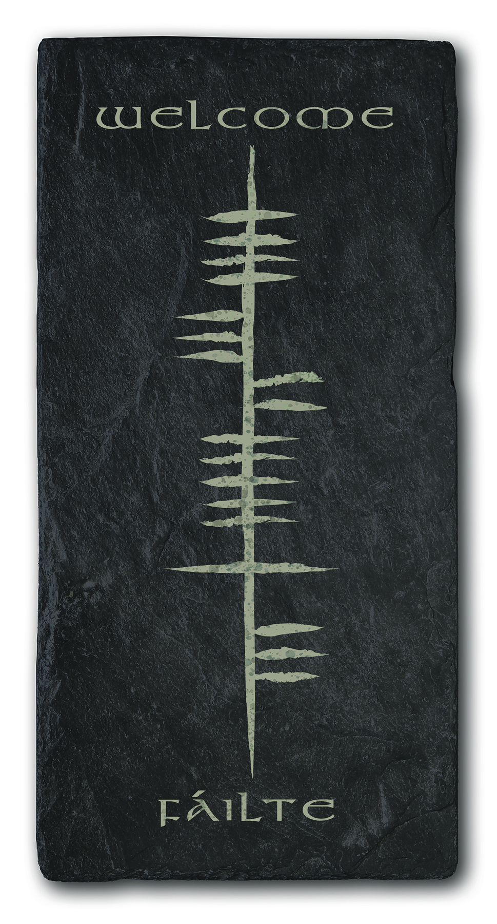 Welcome Ogham Slate