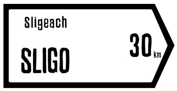 Sligo Slate Road Sign