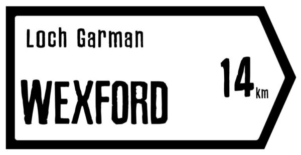 Wexford Slate Road Sign