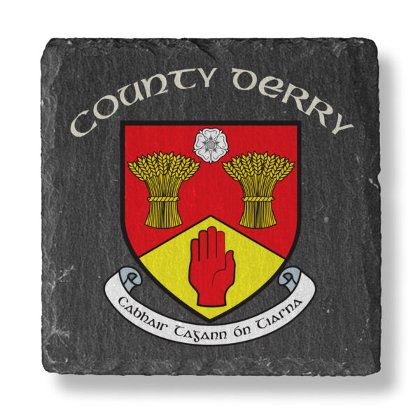 County Derry 4" x 4" Coaster